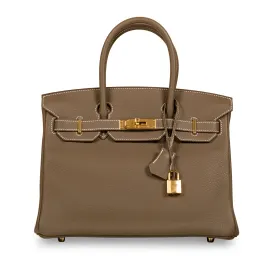 Birkin 30 - Etoupe Clemence - GHW