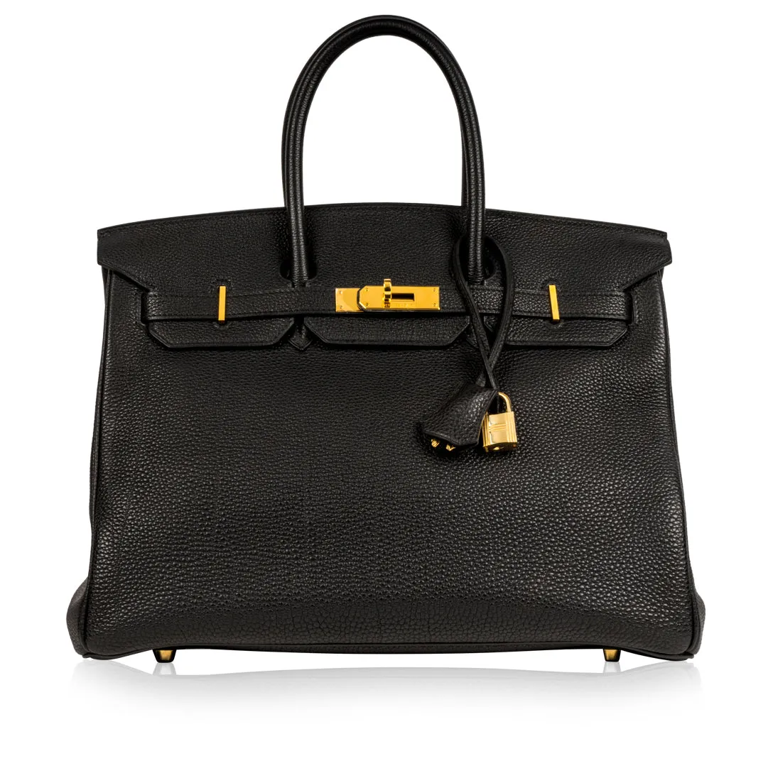 Birkin 35 - Black Togo - GHW