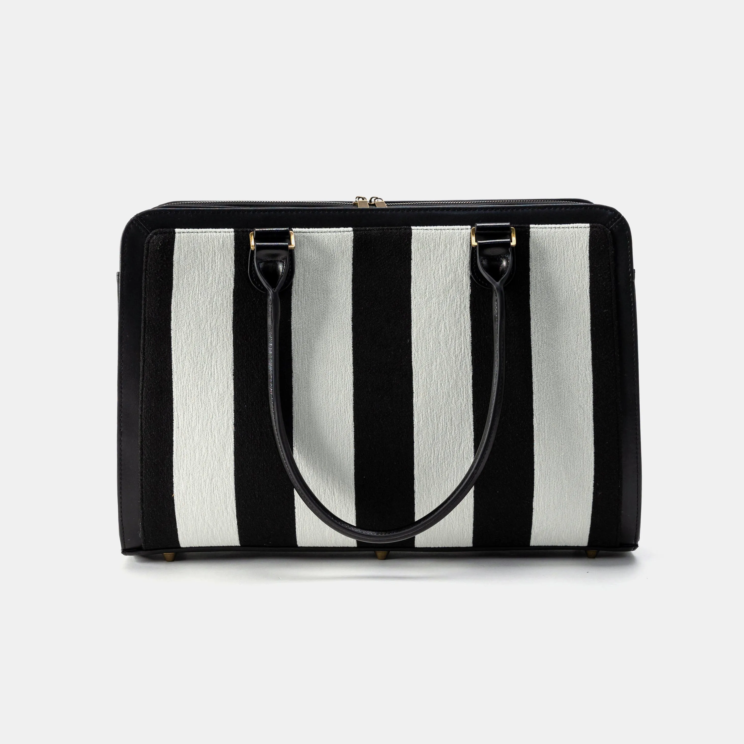 Black & White Beetlejuice Business Tote