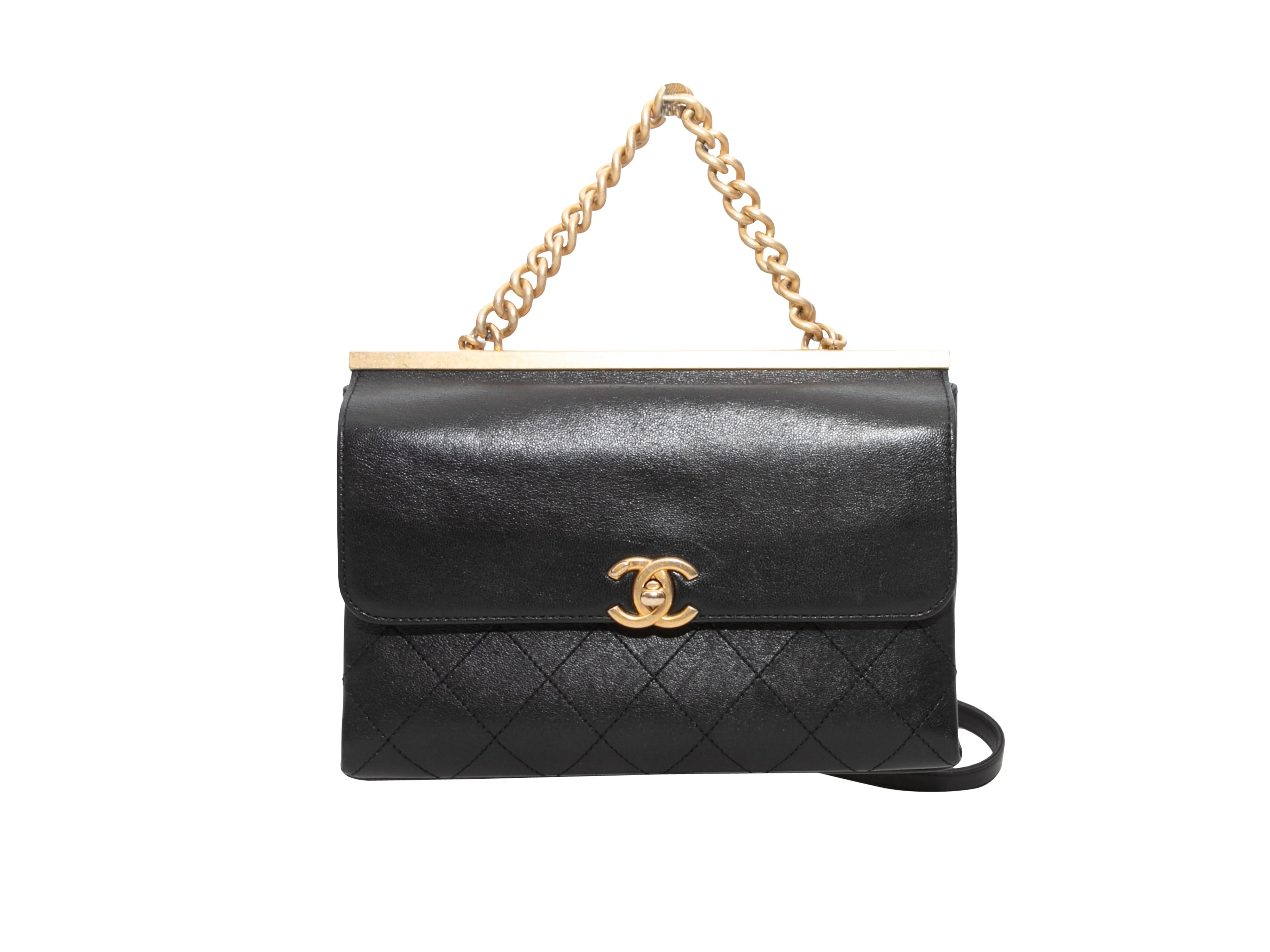 Black Chanel Small Coco Luxe Flap Bag