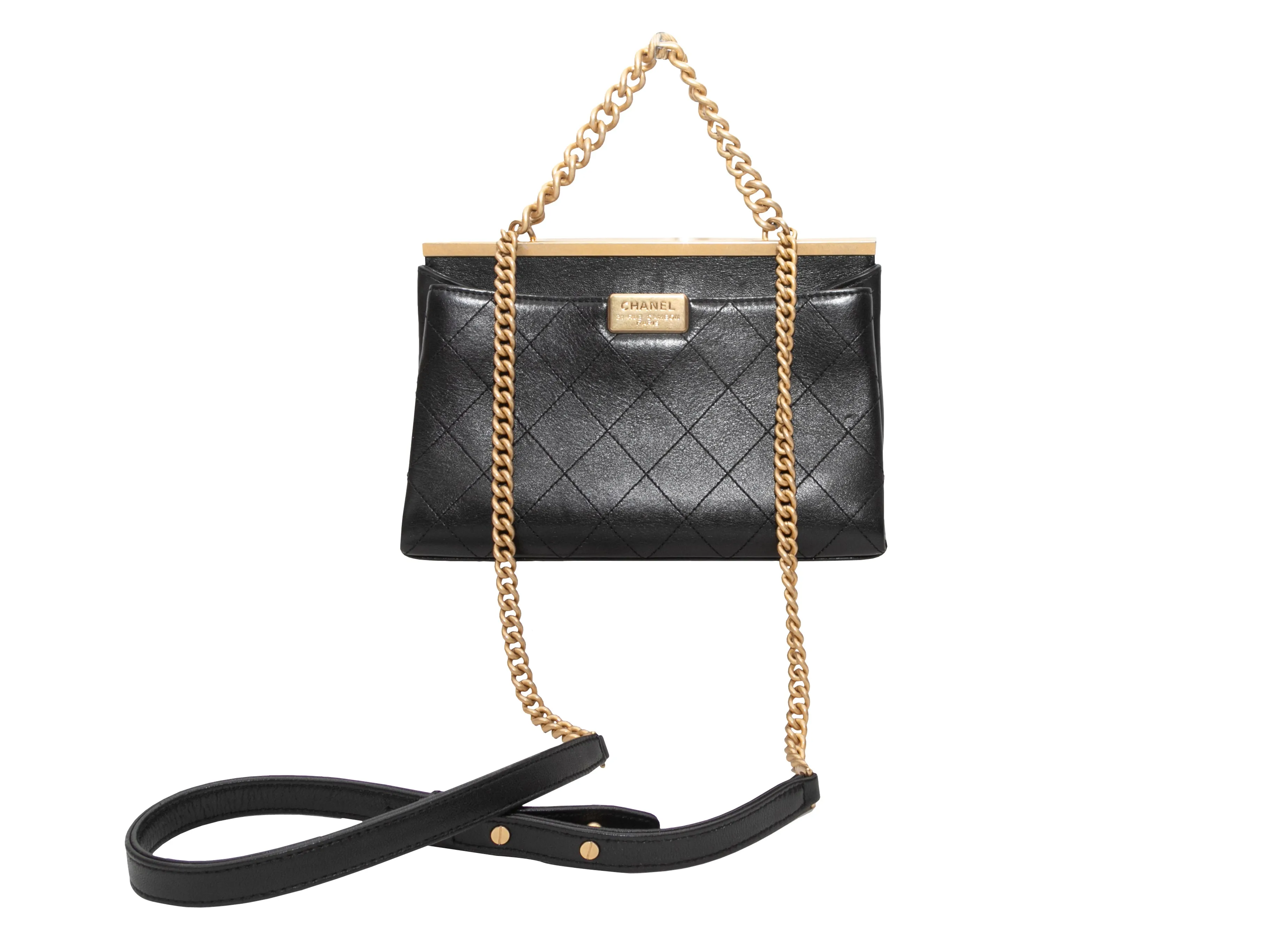Black Chanel Small Coco Luxe Flap Bag