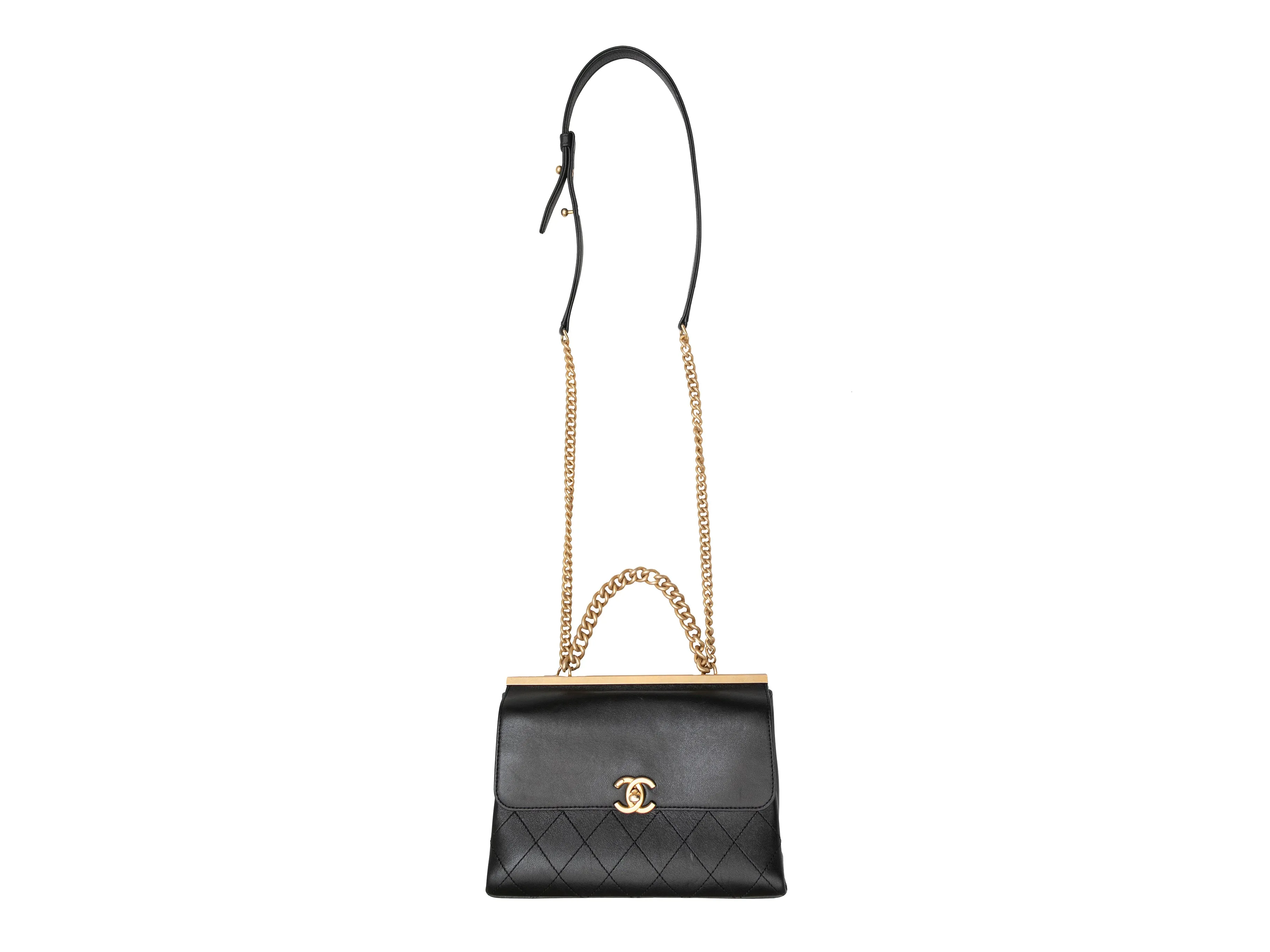 Black Chanel Small Coco Luxe Flap Bag