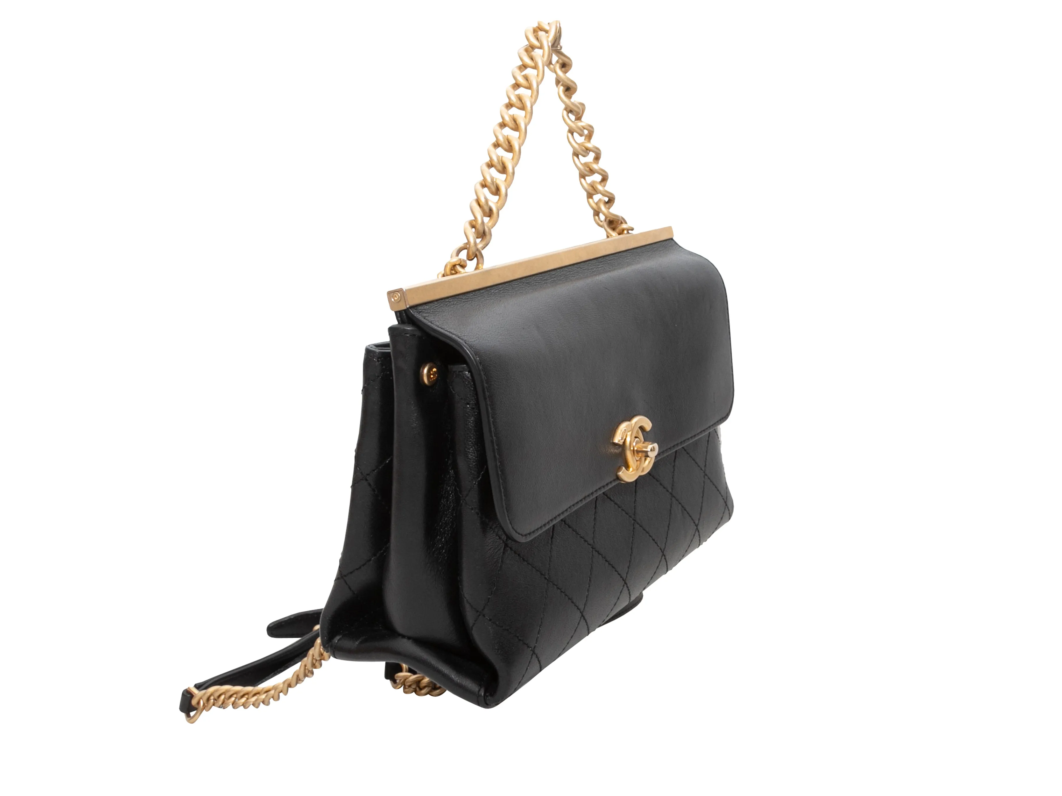 Black Chanel Small Coco Luxe Flap Bag