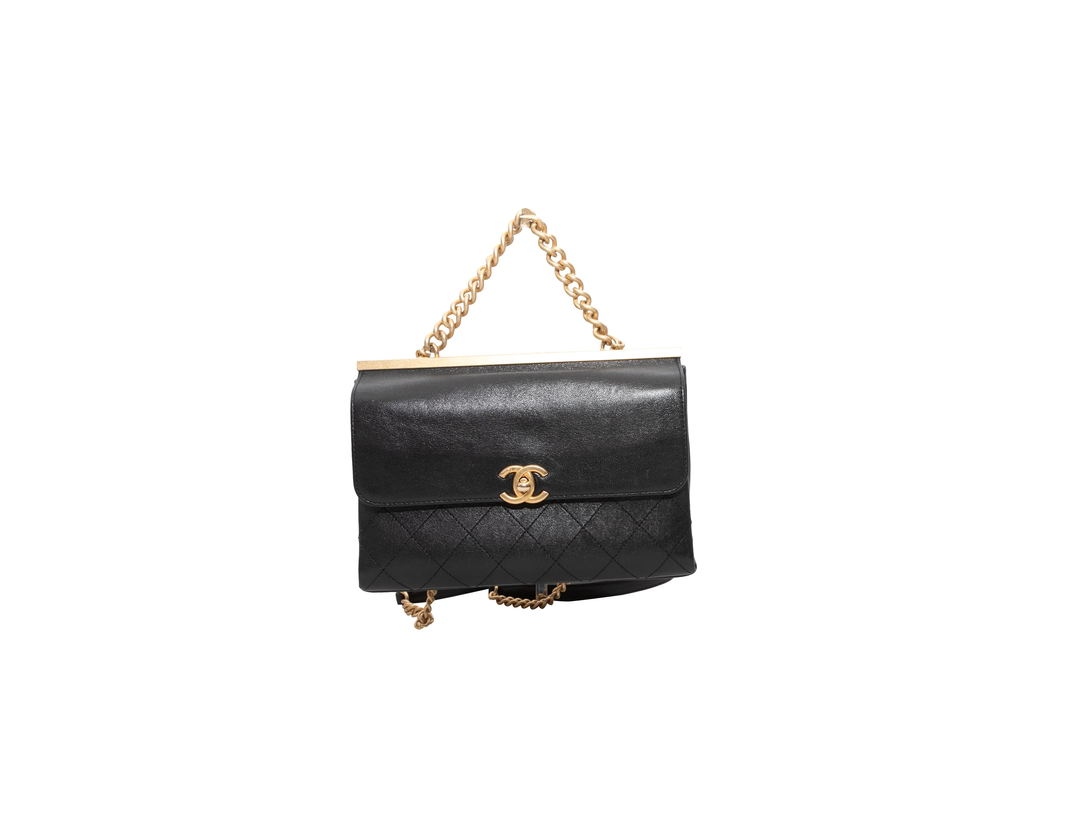 Black Chanel Small Coco Luxe Flap Bag
