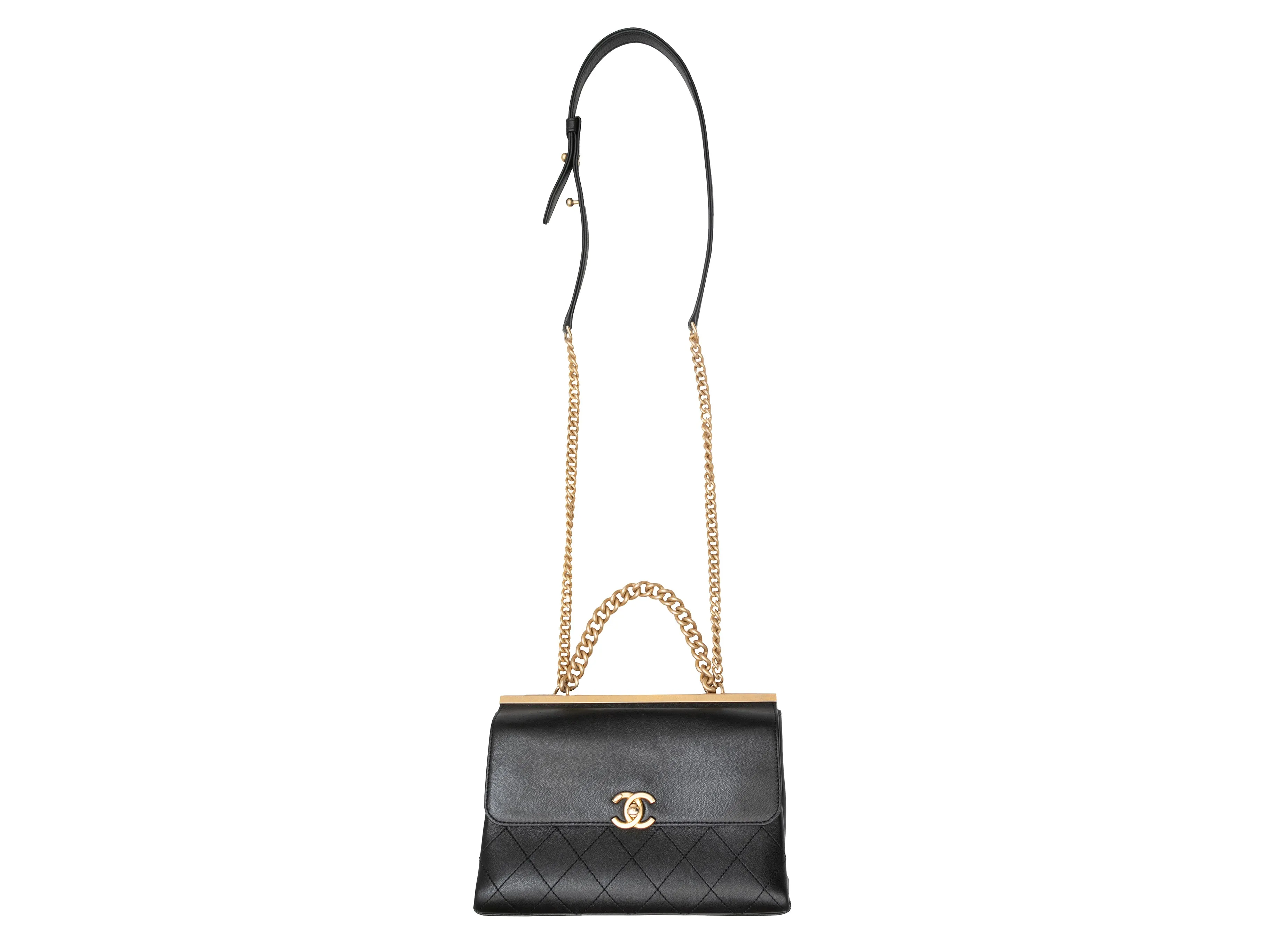 Black Chanel Small Coco Luxe Flap Bag