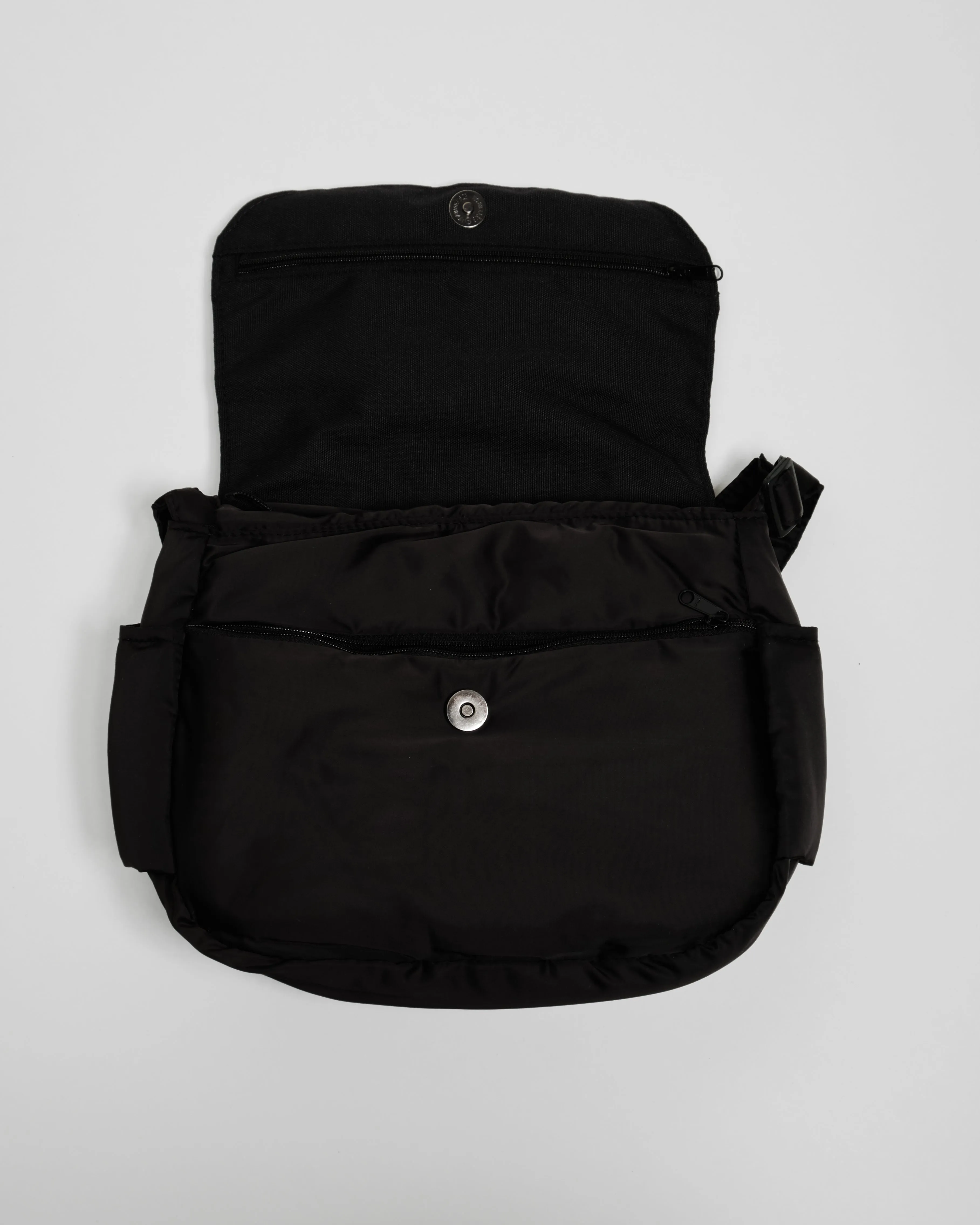 Black Red Ribbon Multi-Carry Crossbody Bag