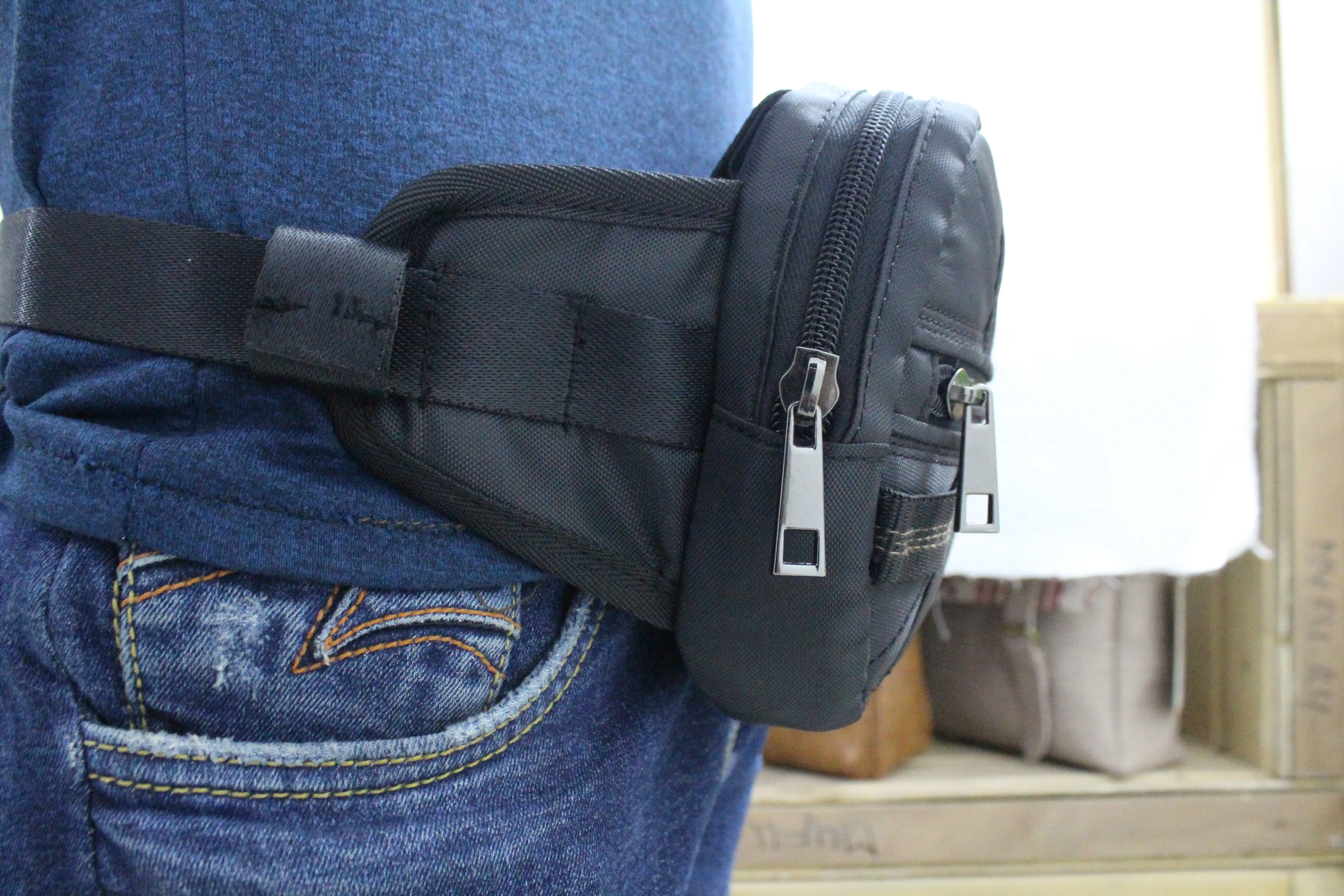 Black Waist Bag