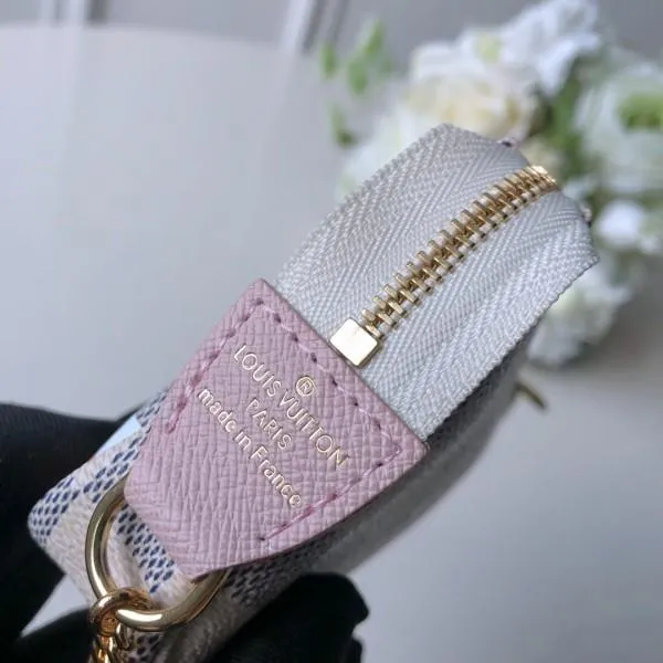 Christmas Mini Pochette Accessoires In Damier Azur Canvas N64451 2018