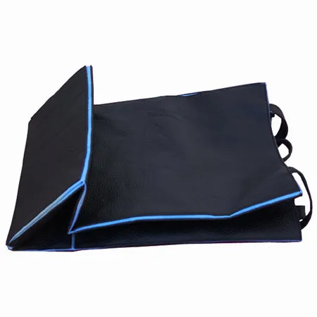 Collapsible Leather Lunch Tote/Travel Tote