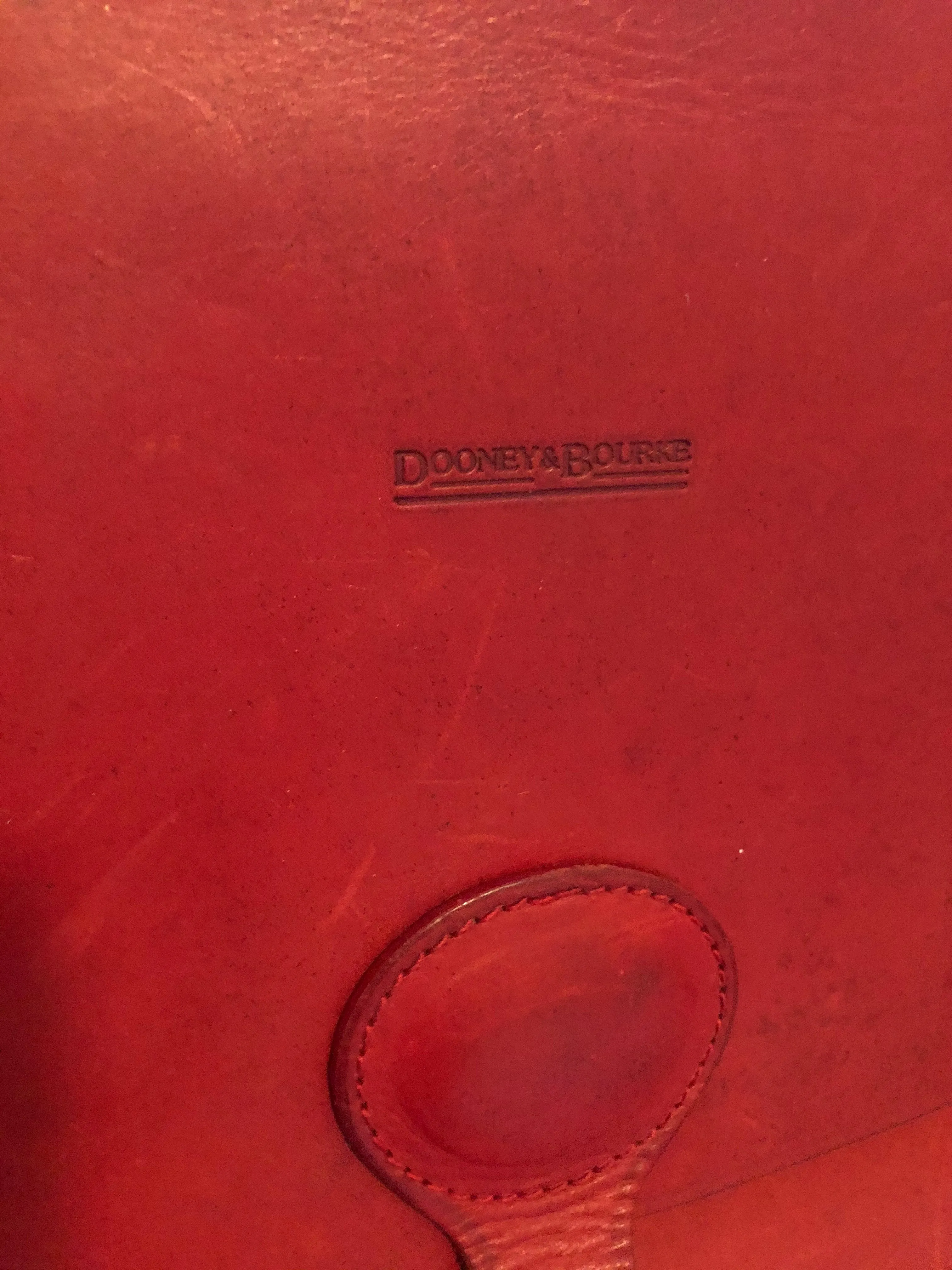 consignment bag - Dooney & Bourke red messenger bag