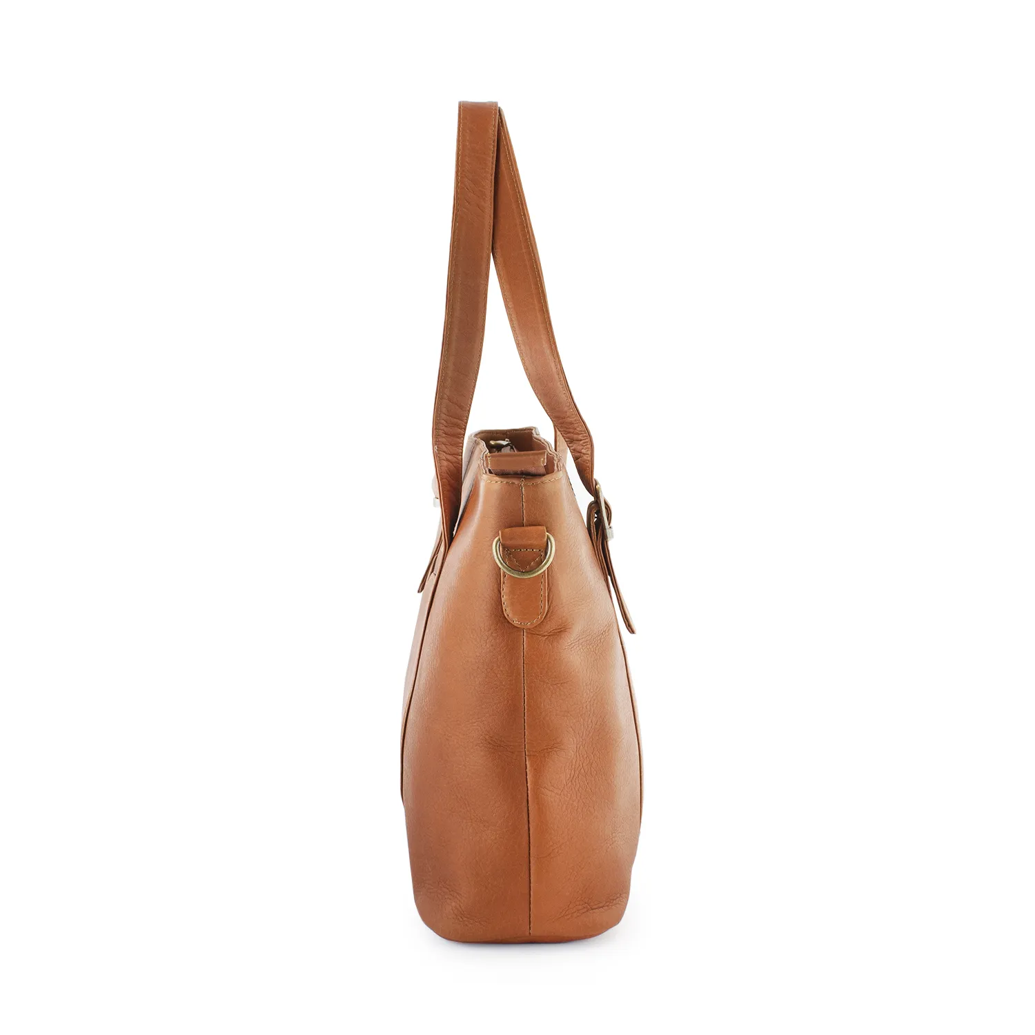 DayTrekr Leather Travel Tote