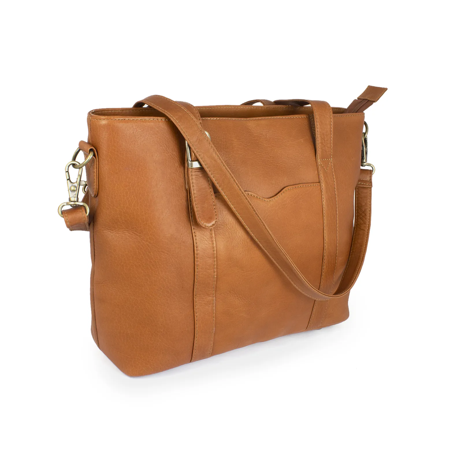 DayTrekr Leather Travel Tote