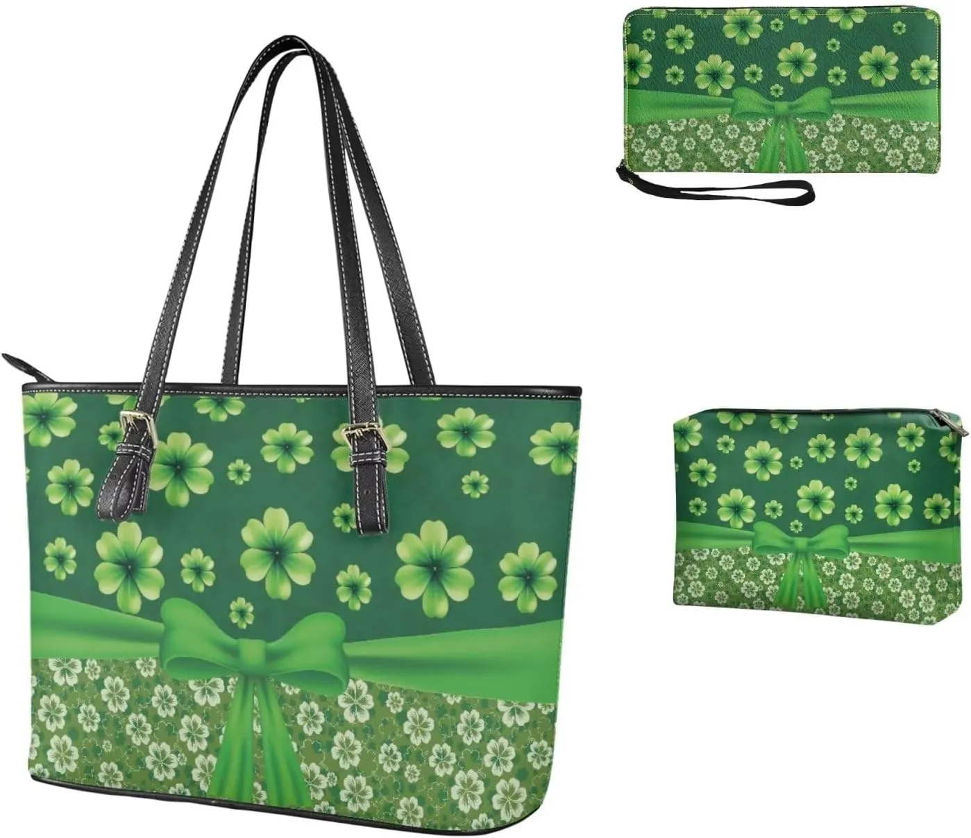 Fashion Handbags for Women Shoulder Bags Tote Satchel Hobo 3pcs