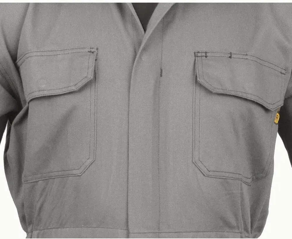 Flame Resistant FR Coverall - 88% C / 12% Nylon - 7oz