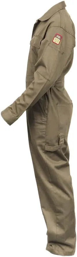 Flame Resistant FR Coverall - 88% C / 12% Nylon - 7oz