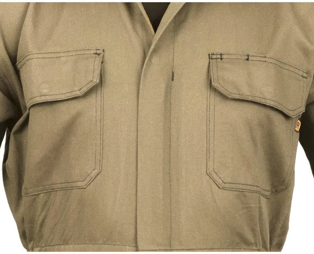 Flame Resistant FR Coverall - 88% C / 12% Nylon - 7oz