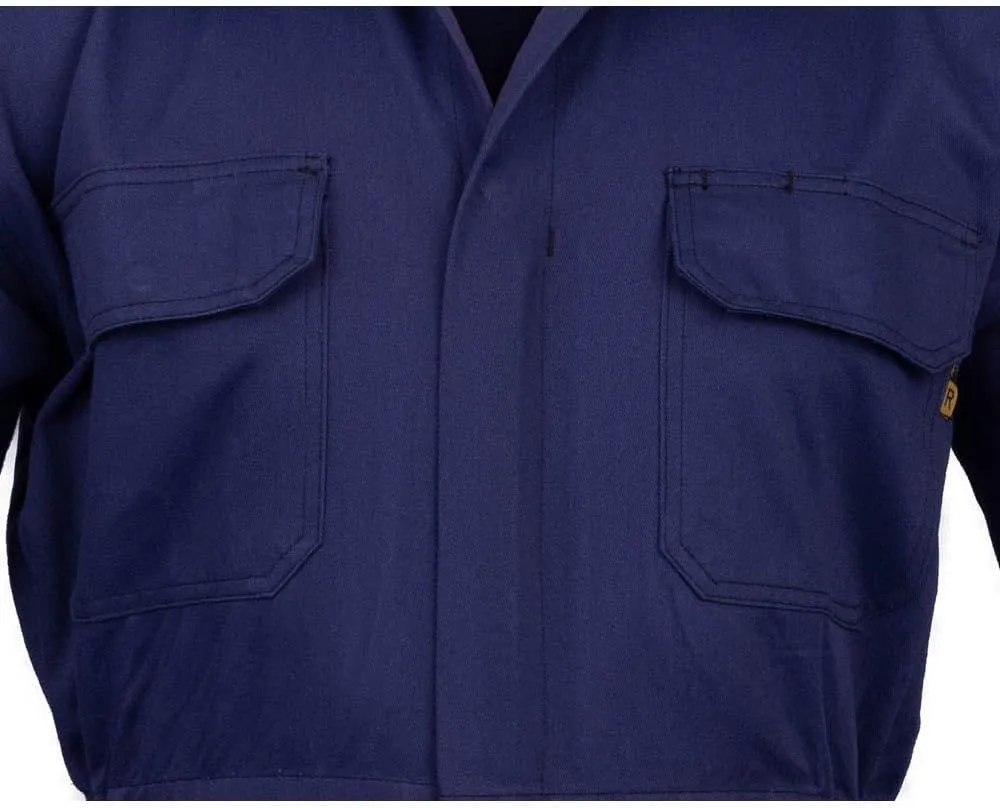 Flame Resistant FR Coverall - 88% C / 12% Nylon - 7oz