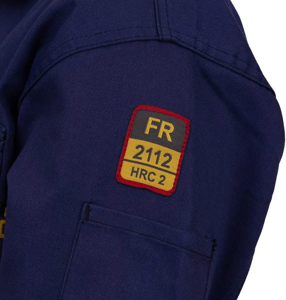Flame Resistant FR Coverall - 88% C / 12% Nylon - 7oz