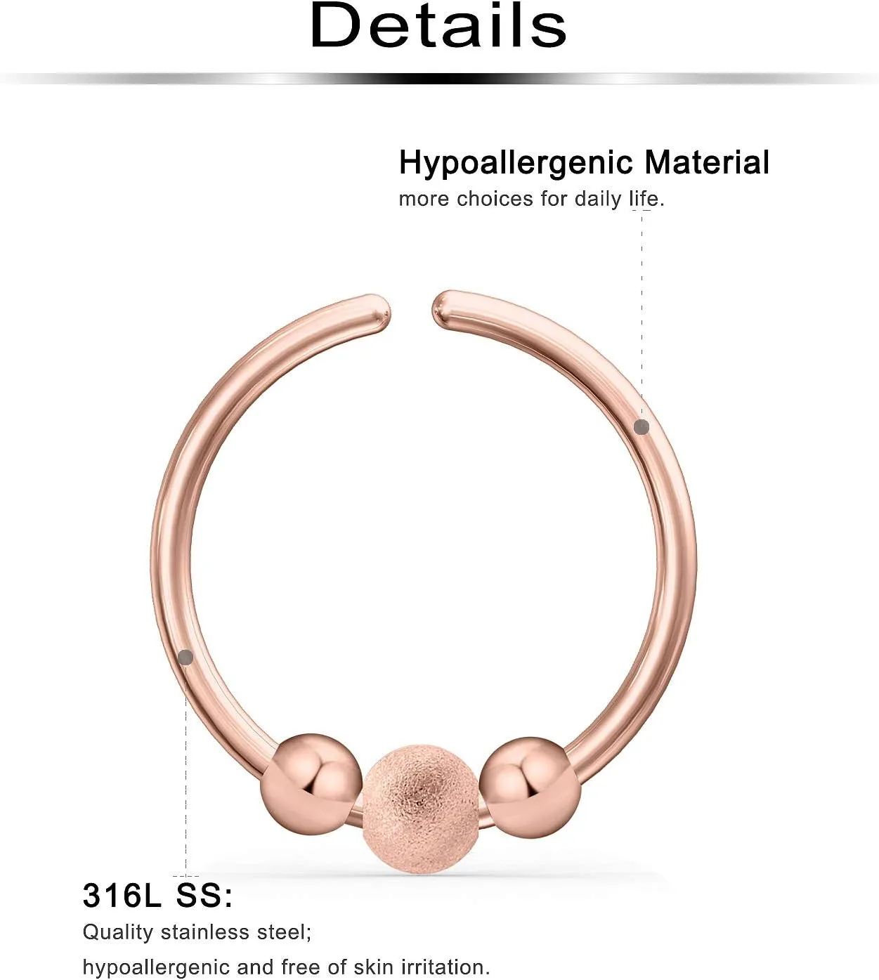 Ftovosyo 18g Cartilage Earrings Hoop Studs for Women Surgical Steel Forwards Helix Earring Hoop Daith Conch Tragus Earrings Piercing Jewelry for Men