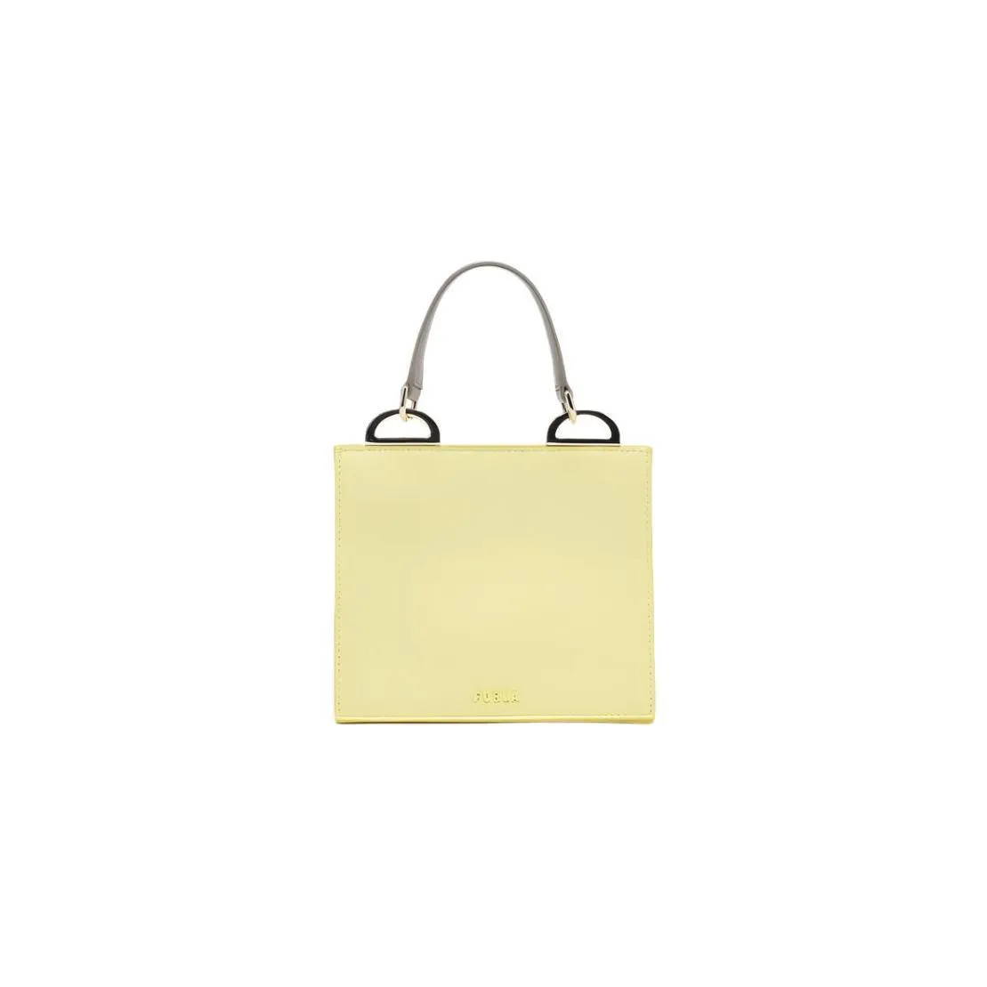 Furla Futura Mini Top Handle - Roxy Yellow, Beige and Gold
