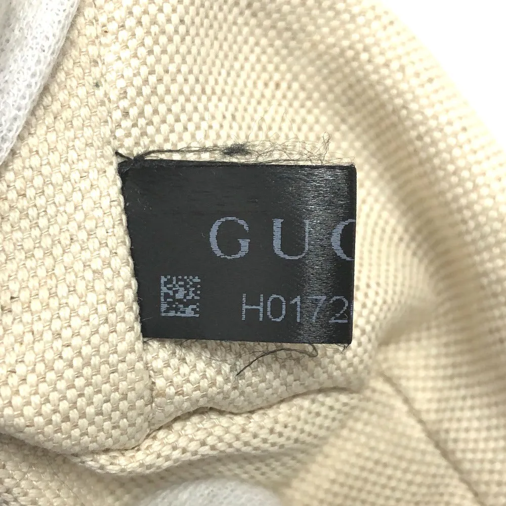 GUCCI Backpack 370833 leather White type Bamboo Backpack Women Used
