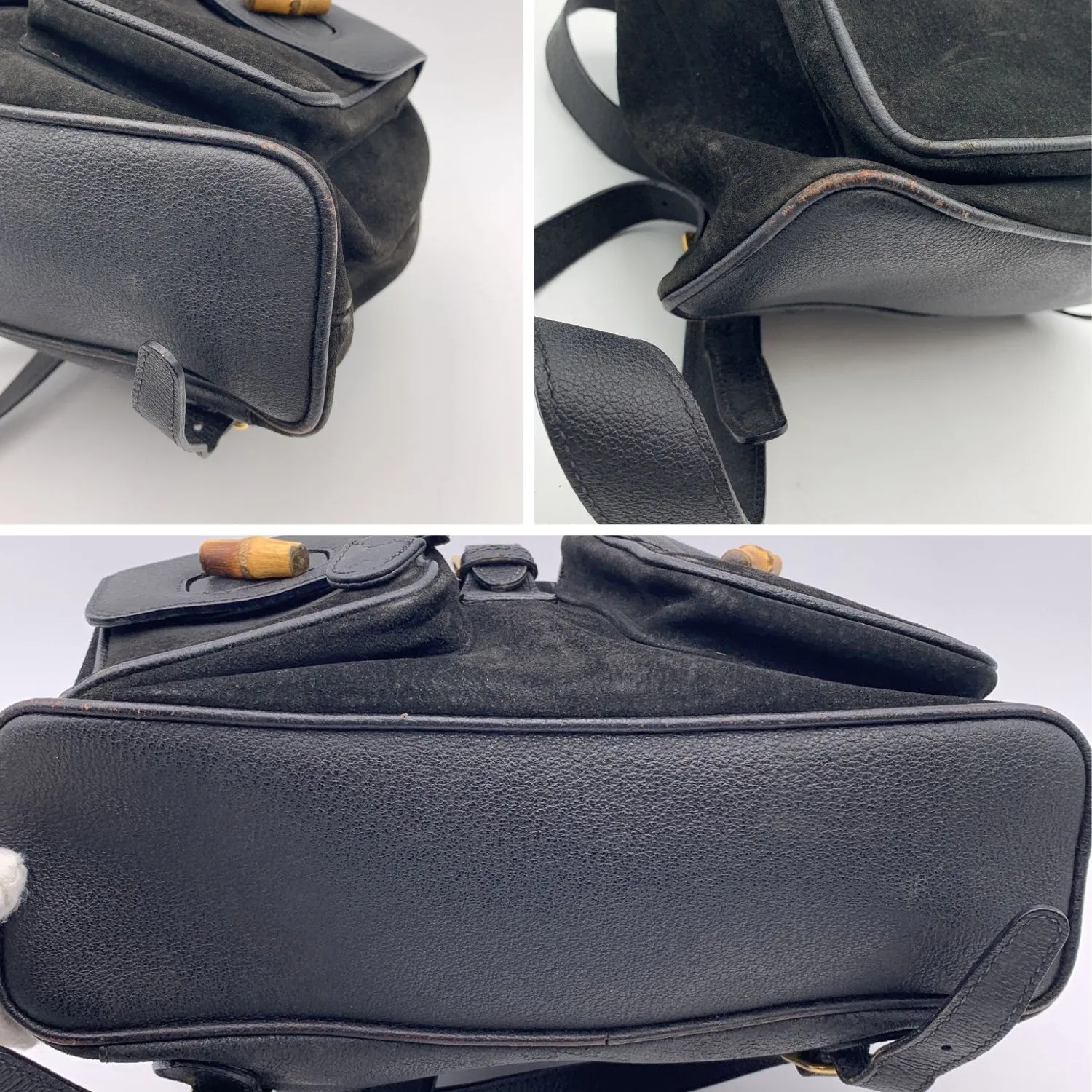Gucci Backpack Vintage Bamboo