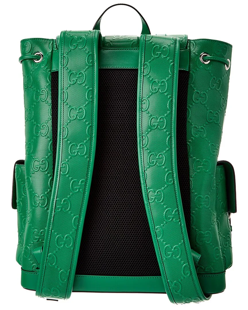 Gucci GG Leather Backpack