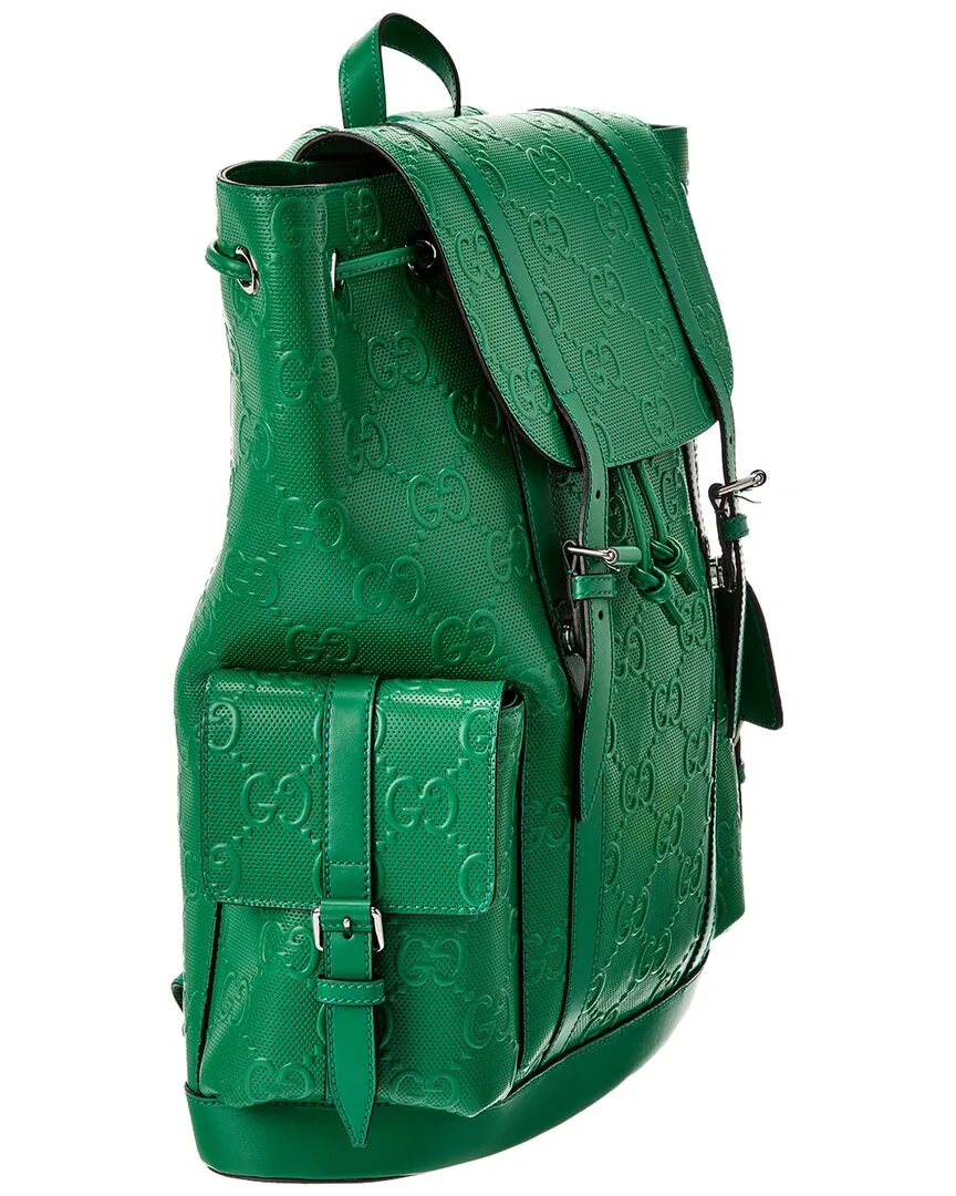 Gucci GG Leather Backpack