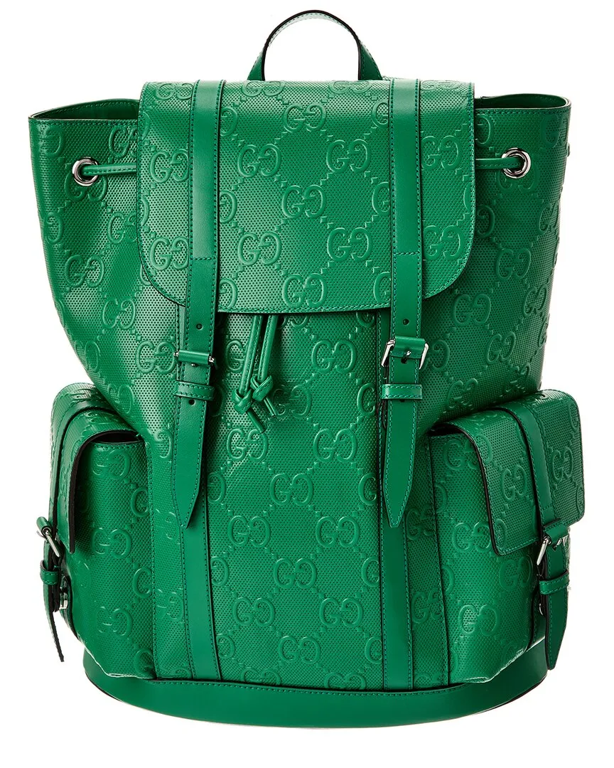 Gucci GG Leather Backpack
