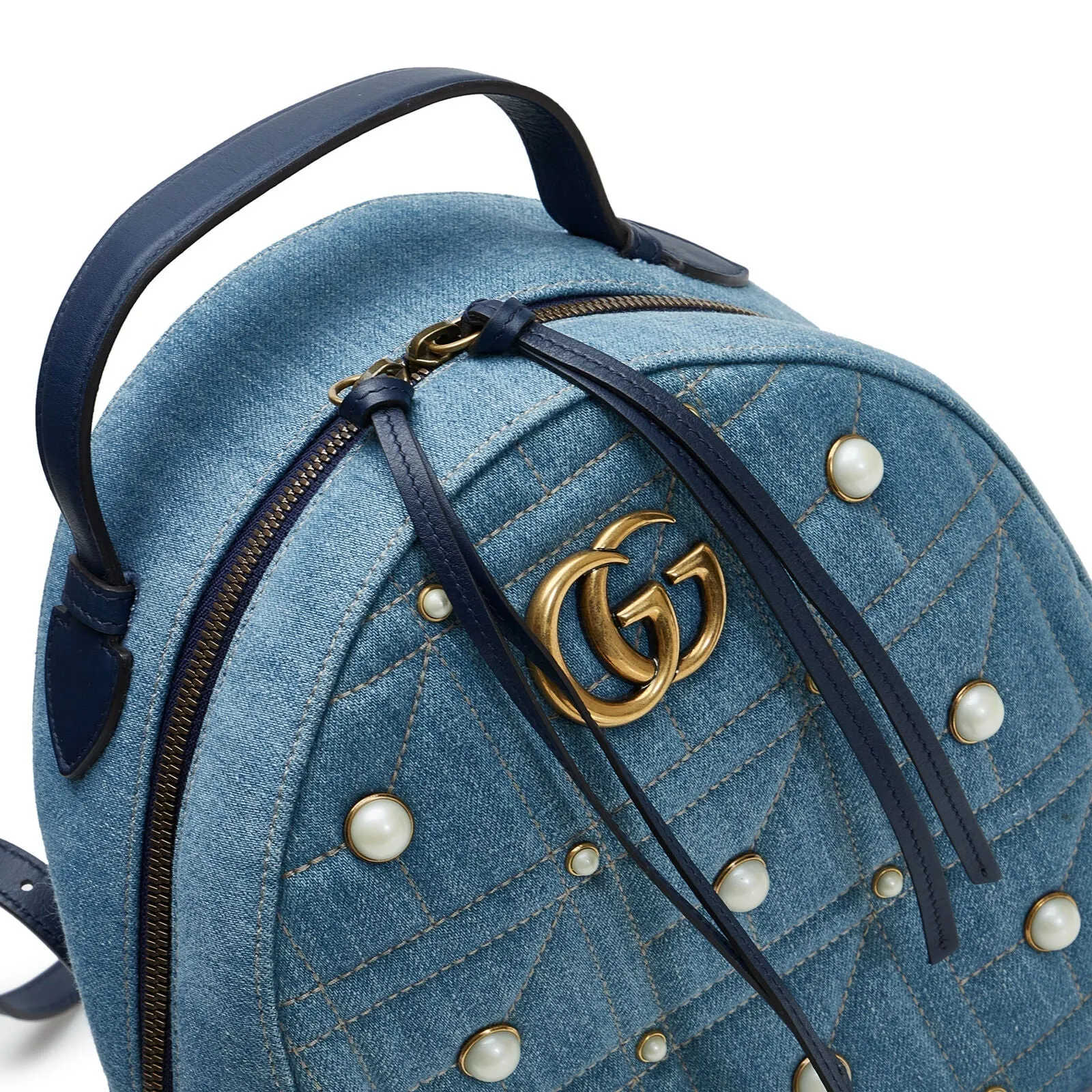 Gucci Small Gg Marmont Pearl Blue