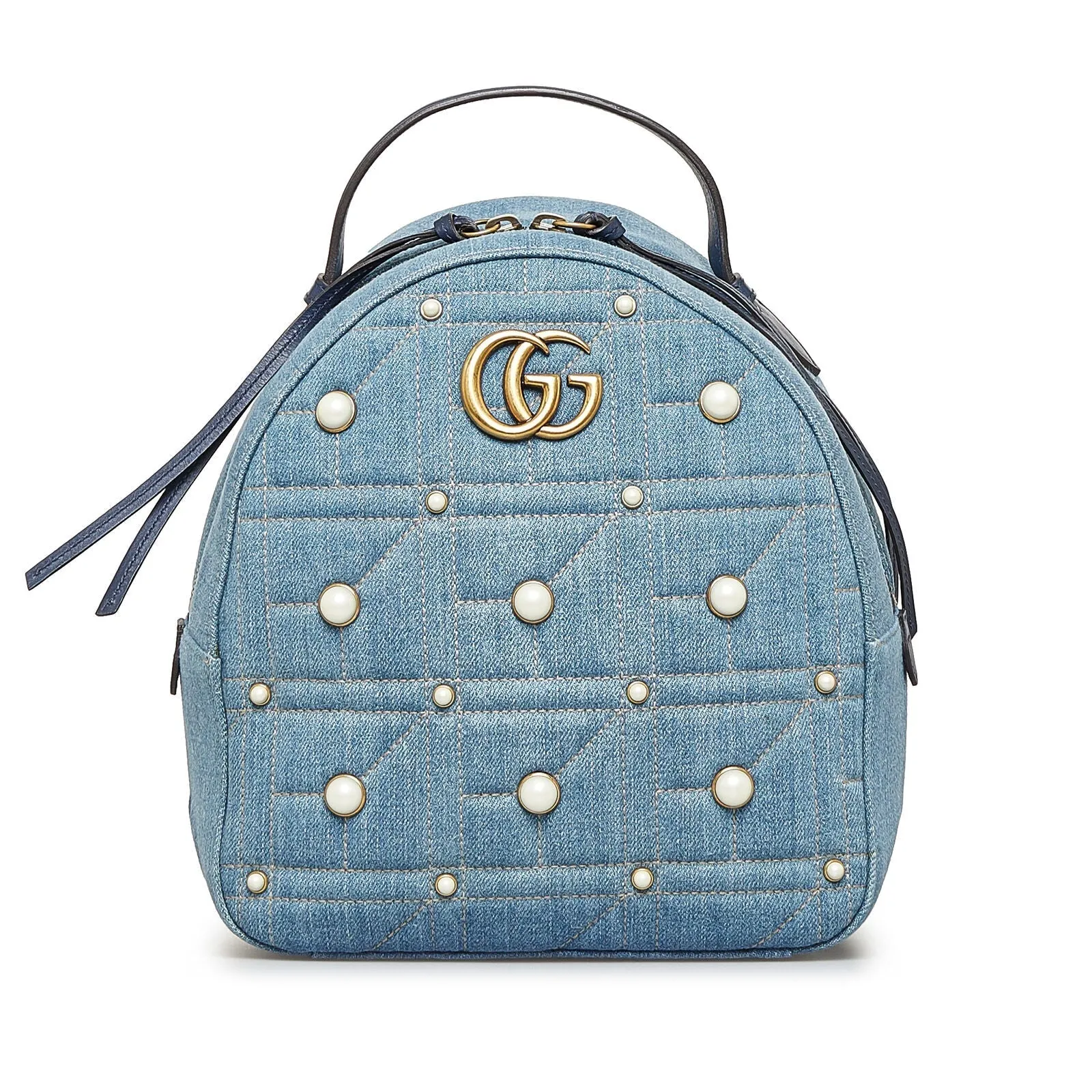 Gucci Small Gg Marmont Pearl Blue