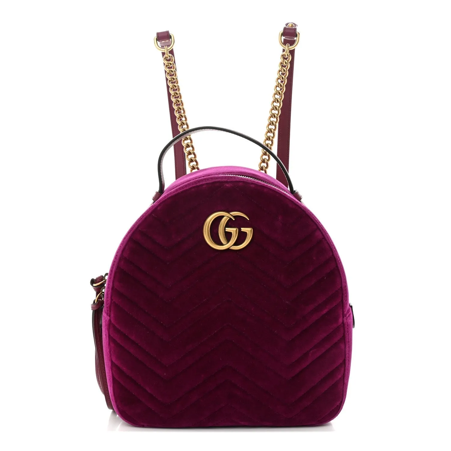 Gucci Velvet Matelasse Gg Marmont Dome