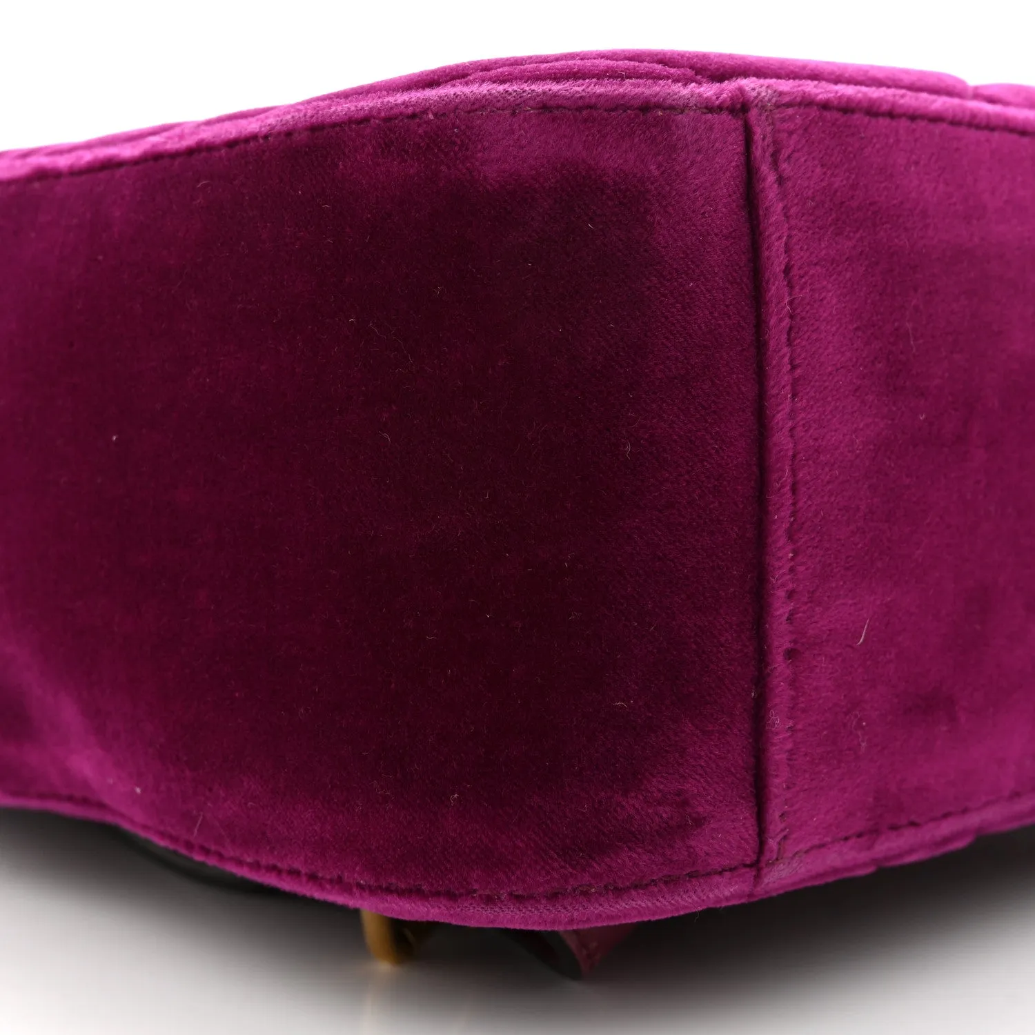 Gucci Velvet Matelasse Gg Marmont Dome