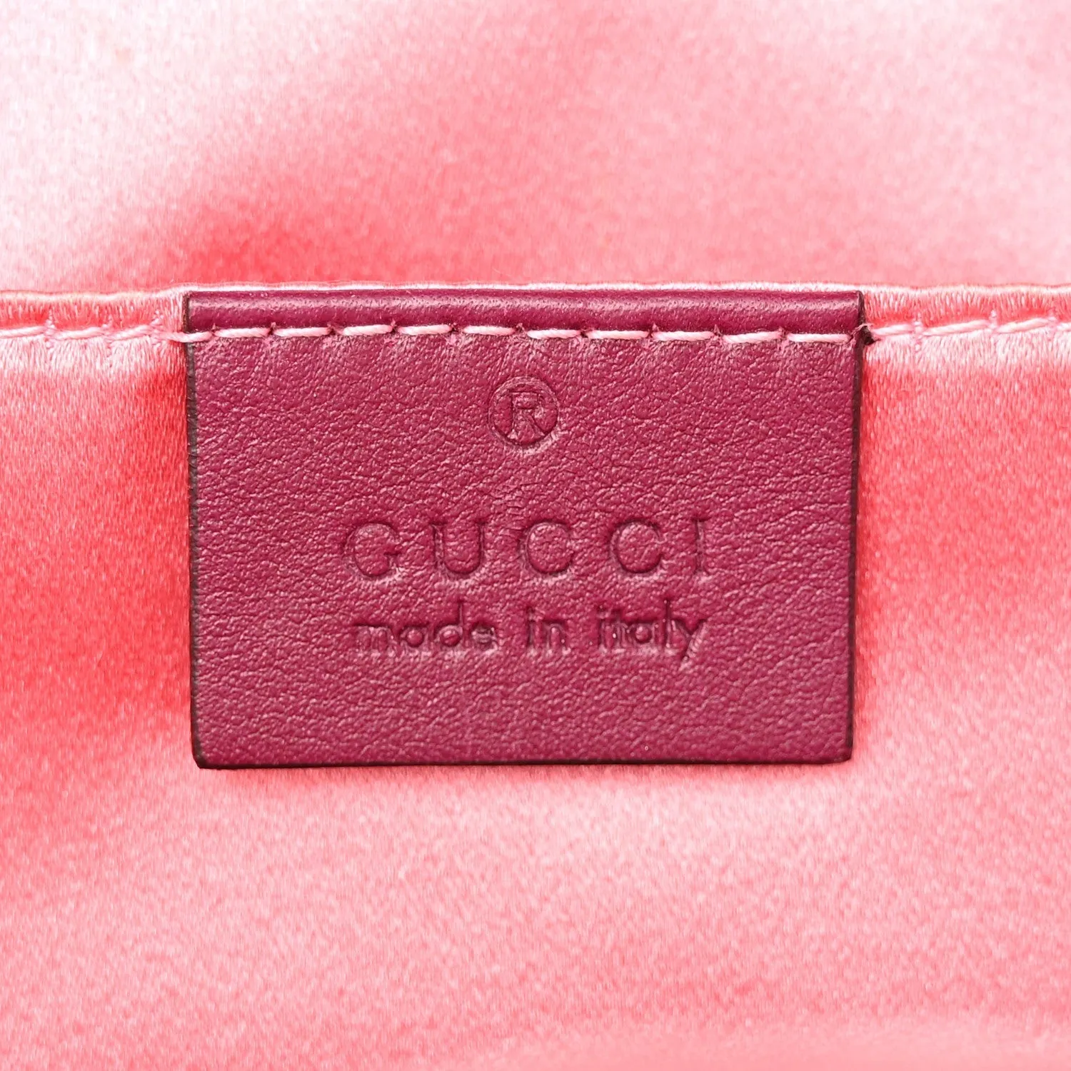 Gucci Velvet Matelasse Gg Marmont Dome