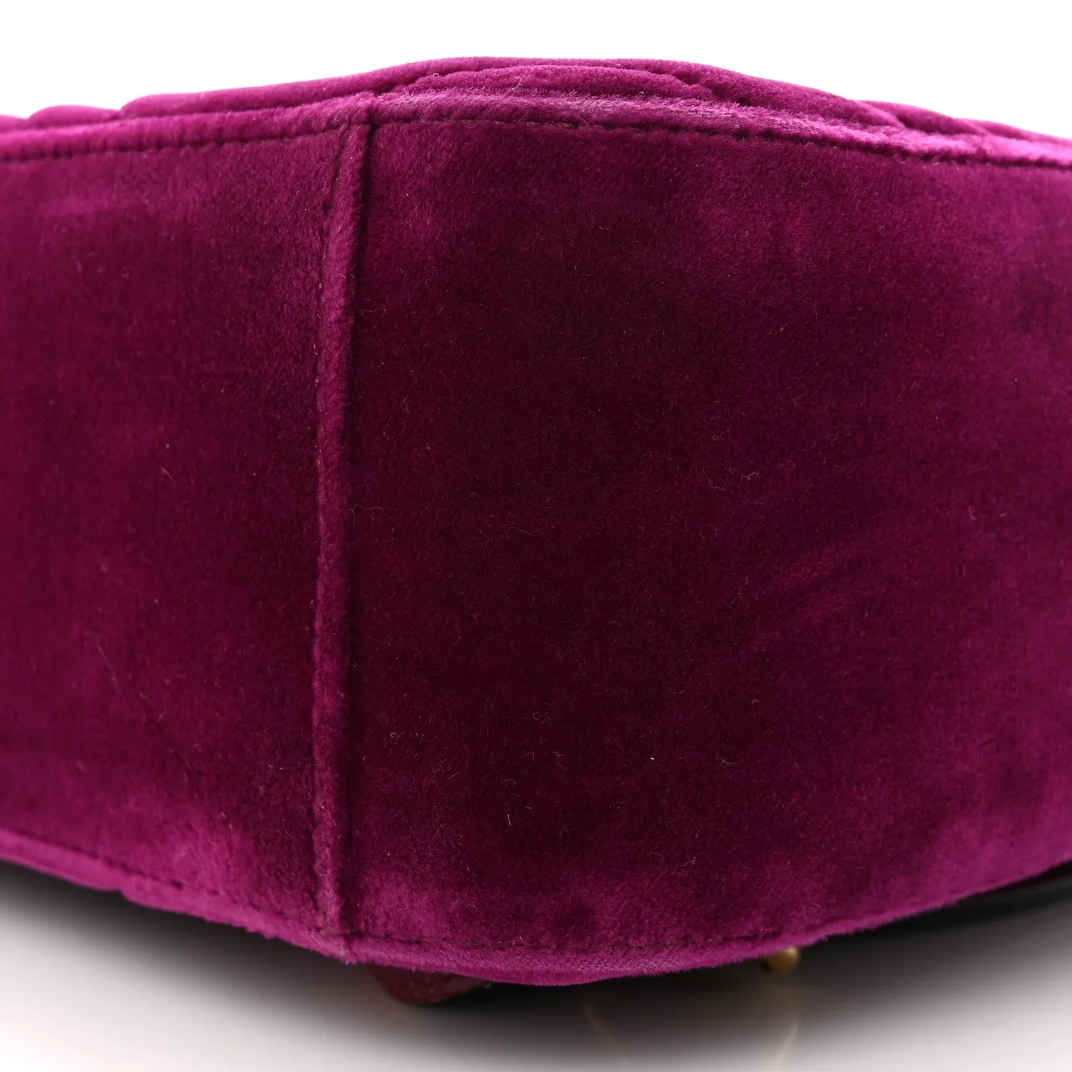 Gucci Velvet Matelasse Gg Marmont Dome