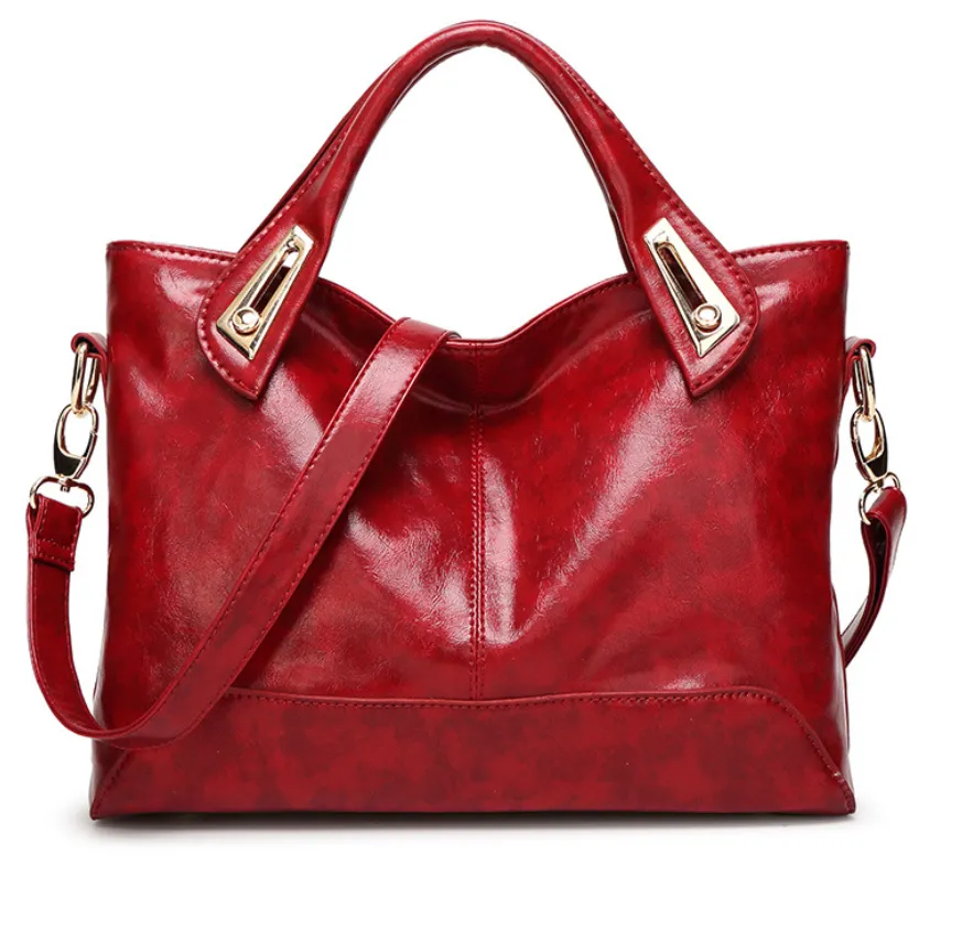 Leather Overnight, Travel or Business Casual Tote Bag