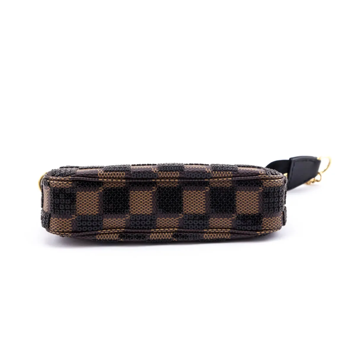 Louis Vuitton Black Damier Paillette Mini Pochette Accessoires