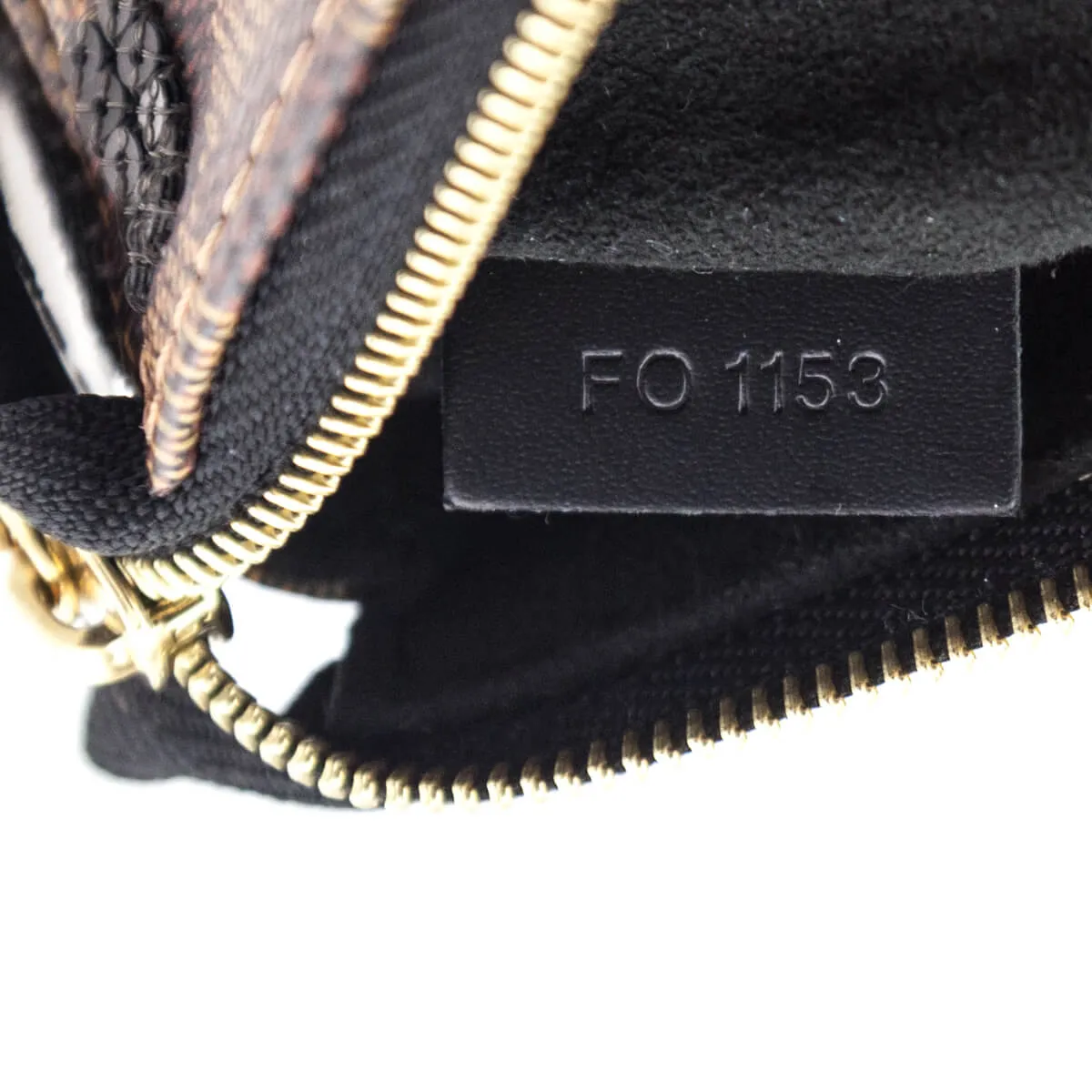 Louis Vuitton Black Damier Paillette Mini Pochette Accessoires
