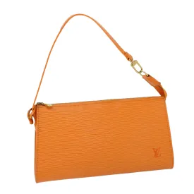 Louis Vuitton Pochette Accessoire  Leather Clutch Bag ()