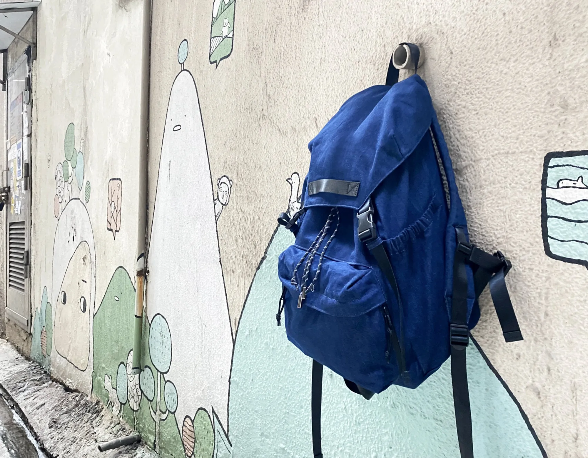 <A 000a001a92px> MID SIZE Premium Urban Backpack 20L-24L (Denim)
