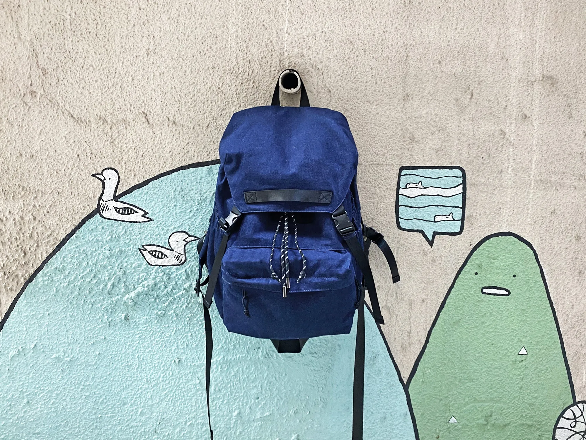 <A 000a001a92px> MID SIZE Premium Urban Backpack 20L-24L (Denim)