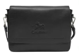 Mens Black Messenger Bag