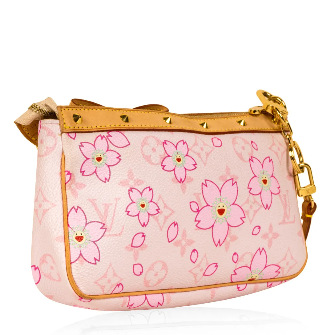 Pochette Accessoires - Cherry Blossom Damier Azure