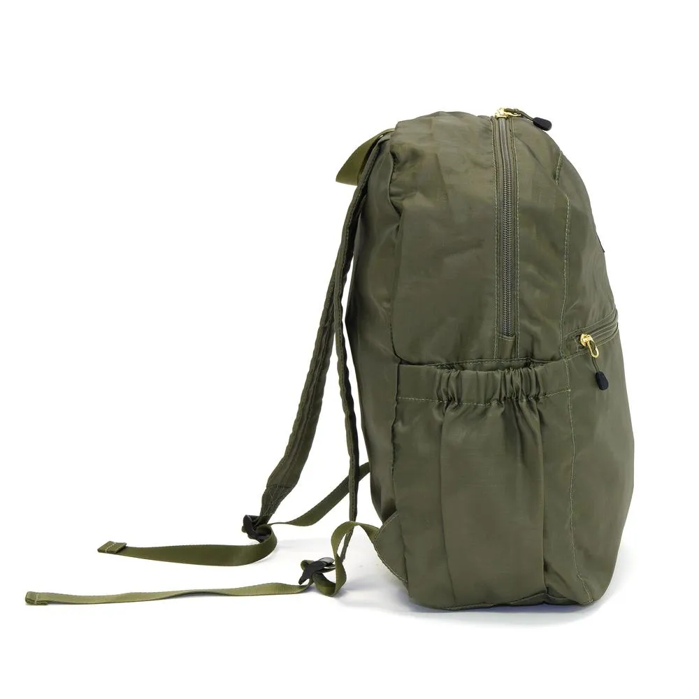Safari Green Packable Backpack