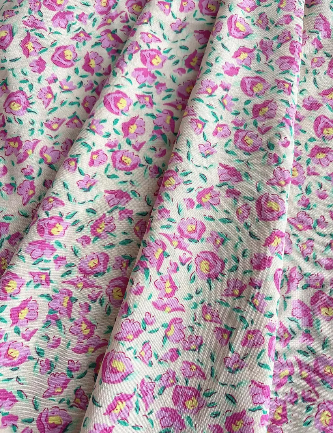 Summer Floral Midi Bodycon Maternity Dresses, Short Puff Sleeve Square Neck Ruffle Hem Mermaid Baby Shower Dress