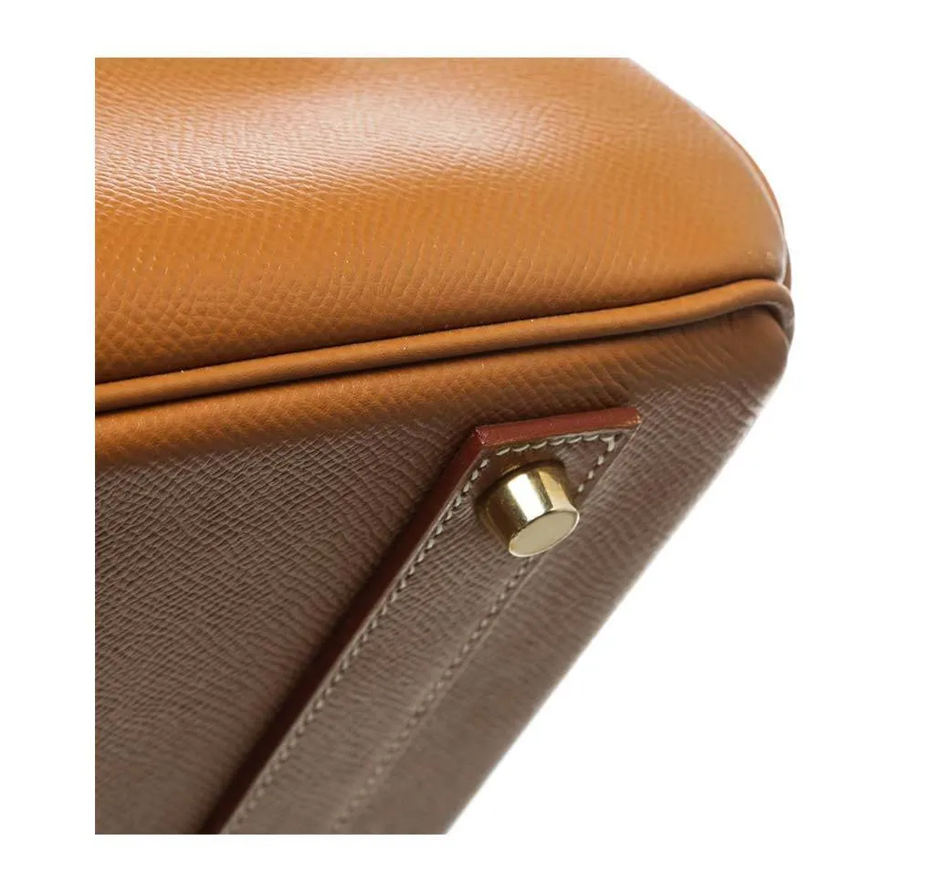 Trendy Inspired Hermès Birkin 40 Gold Epsom Bag Ghw