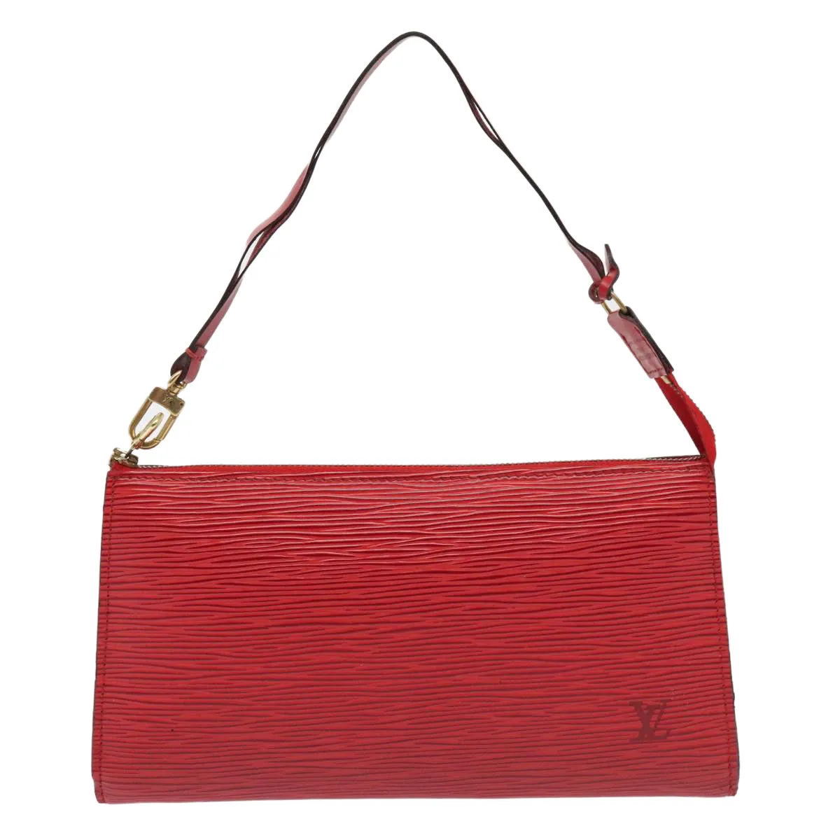 Trendy Inspired Louis Vuitton Epi Pochette Accessoires Accessory Pouch Red M52987 Lv Auth 88309