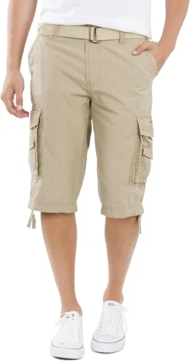 Unionbay Men's Cordova Belted Messenger Cargo Short - Reg and Big and Tall Sizes