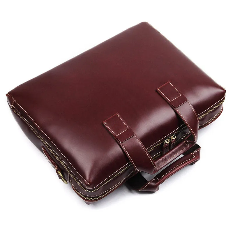 YAAGLE Men's Genuine Leather Hand Briefcase Bag for Business YG7167Q