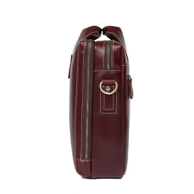 YAAGLE Men's Genuine Leather Hand Briefcase Bag for Business YG7167Q